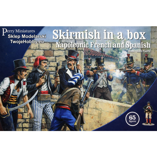Perry Miniatures SKM1 , Skirmish in a Box Napoleonic French & Spanish 1807–1814 (65 figurek)